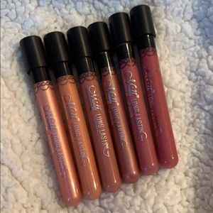 6 Pack Liquid Lipstick Bundle - Nudes NWT